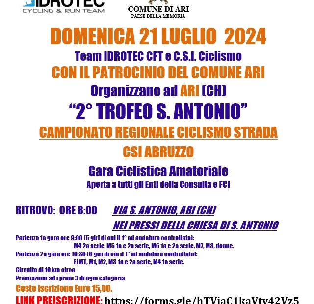 Campionato reg.le Ciclismo CSI Abruzzo